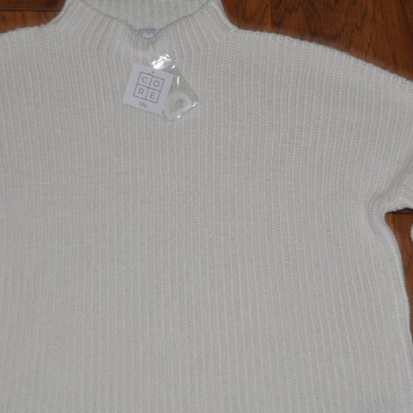 NWT Core Life Oversized Ivory Sweater *Flawed* Size Large - Picture 6 of 13